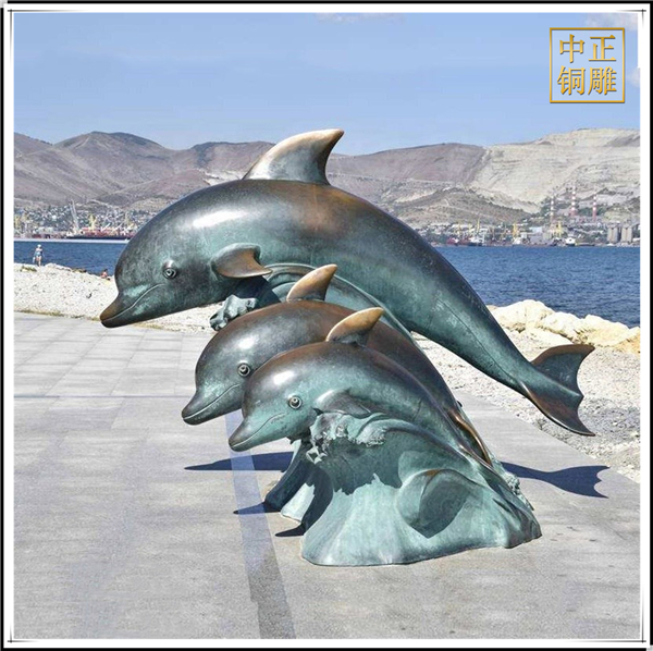 海豚雕塑圖片.jpg 海豚雕塑圖片.jpg