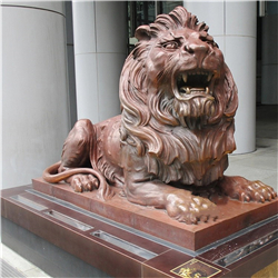 大型銅獅子制作 大型銅獅子制作