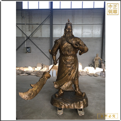 銅雕關公神像價格