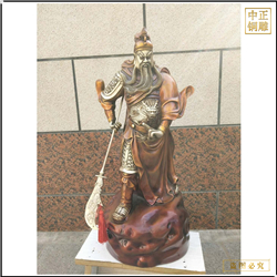 橫刀武財神關羽銅像 橫刀武財神關羽銅像