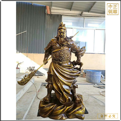 關羽大號銅雕佛像 關羽大號銅雕佛像