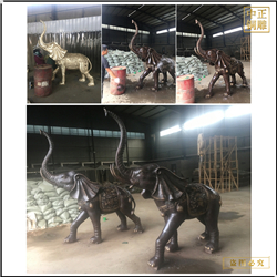 銅大象雕塑制作廠家 銅大象雕塑制作廠家