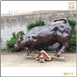 步行街華爾街大型銅牛 步行街華爾街大型銅牛