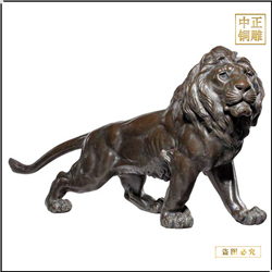 青銅獅子雕塑圖片 青銅獅子雕塑圖片