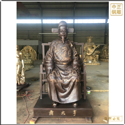 純銅蕭大亨像鑄造 純銅蕭大亨像鑄造