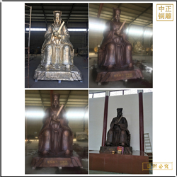 大型徐若木坐像銅雕塑制作 大型徐若木坐像銅雕塑制作