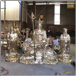 貼金地藏王銅佛像加工 貼金地藏王銅佛像加工