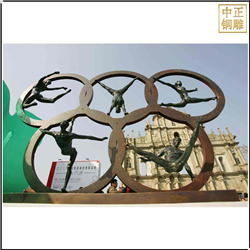 奧運五環人物雕塑 奧運五環人物雕塑