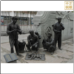 賣東西人物銅雕塑 賣東西人物銅雕塑