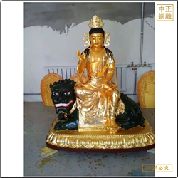 加工鑄造寺院文殊普賢銅佛像 加工鑄造寺院文殊普賢銅佛像