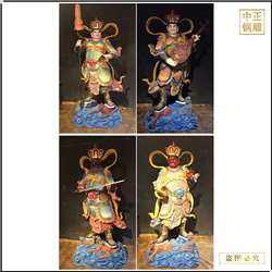 寺廟鑄銅四大天王佛像廠家 寺廟鑄銅四大天王佛像廠家