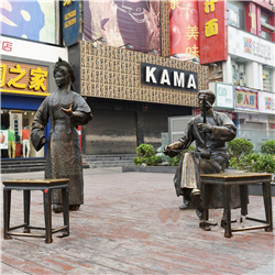 唱戲雕塑